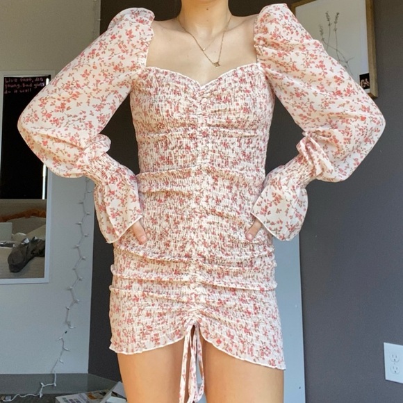 Princess Polly Floral Long Sleeve Dress - Picture 2 of 5